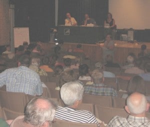 Residents voice concerns about the proposed hog confinement at public informational meeting