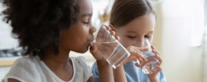 Kids Drinking Water