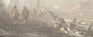 Photo of the accident along I-55
